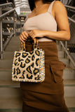 Leopard Tote Handbag